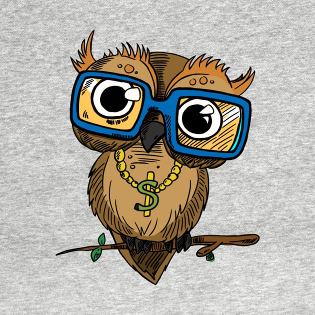 Hipster Owl by JuicyCreations